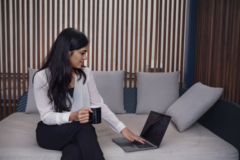 Woman Laptop